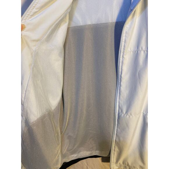 Womens Medium Nike Lightweight Windbreaker Jacket Blue Like New - Picture 3 of 8